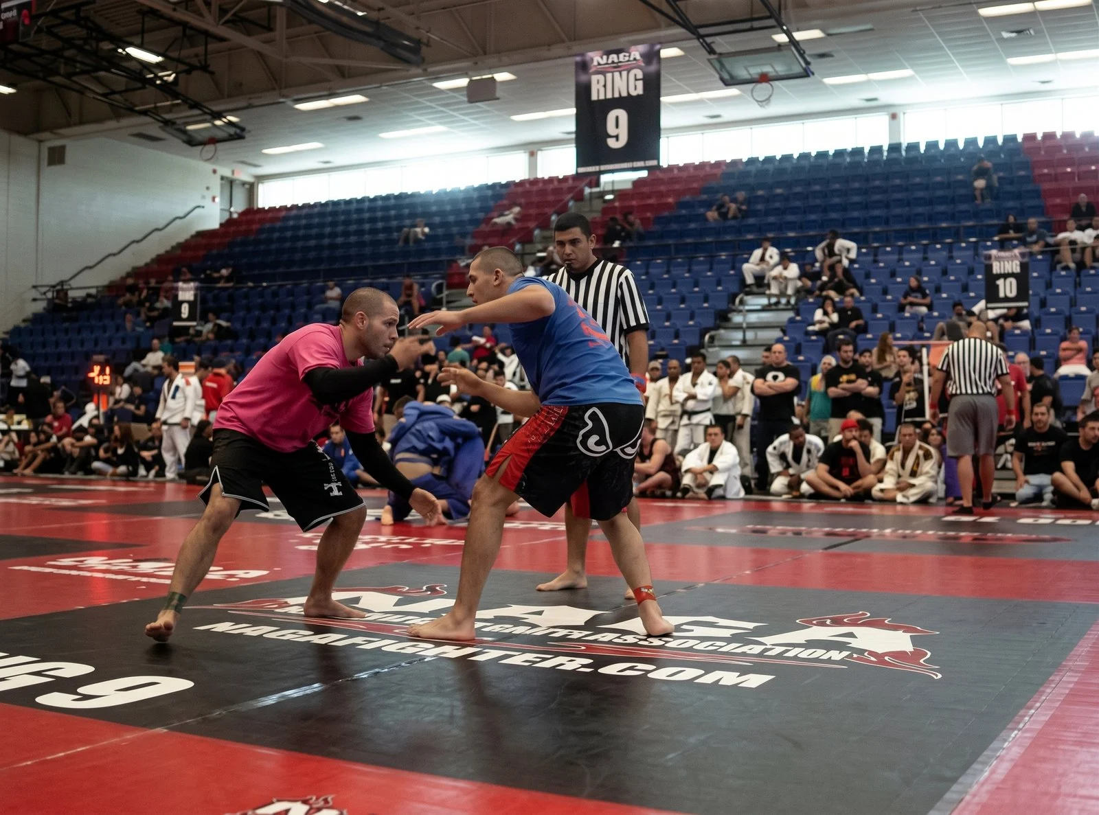 Dan grappling at a NAGA tournament